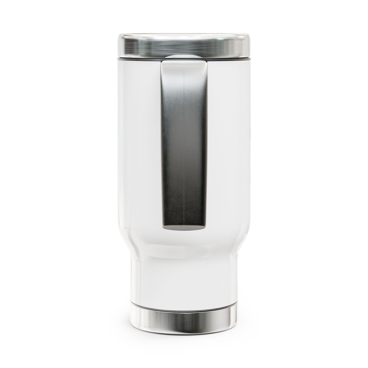 Pink LE Stainless Steel Travel Mug with Handle, 14oz