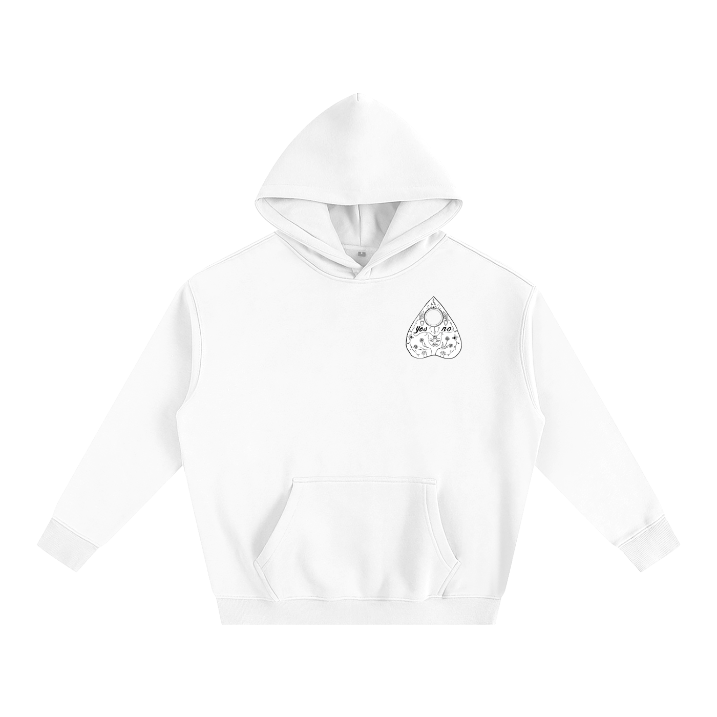 Ouija Oversize Fleeced Hoodie