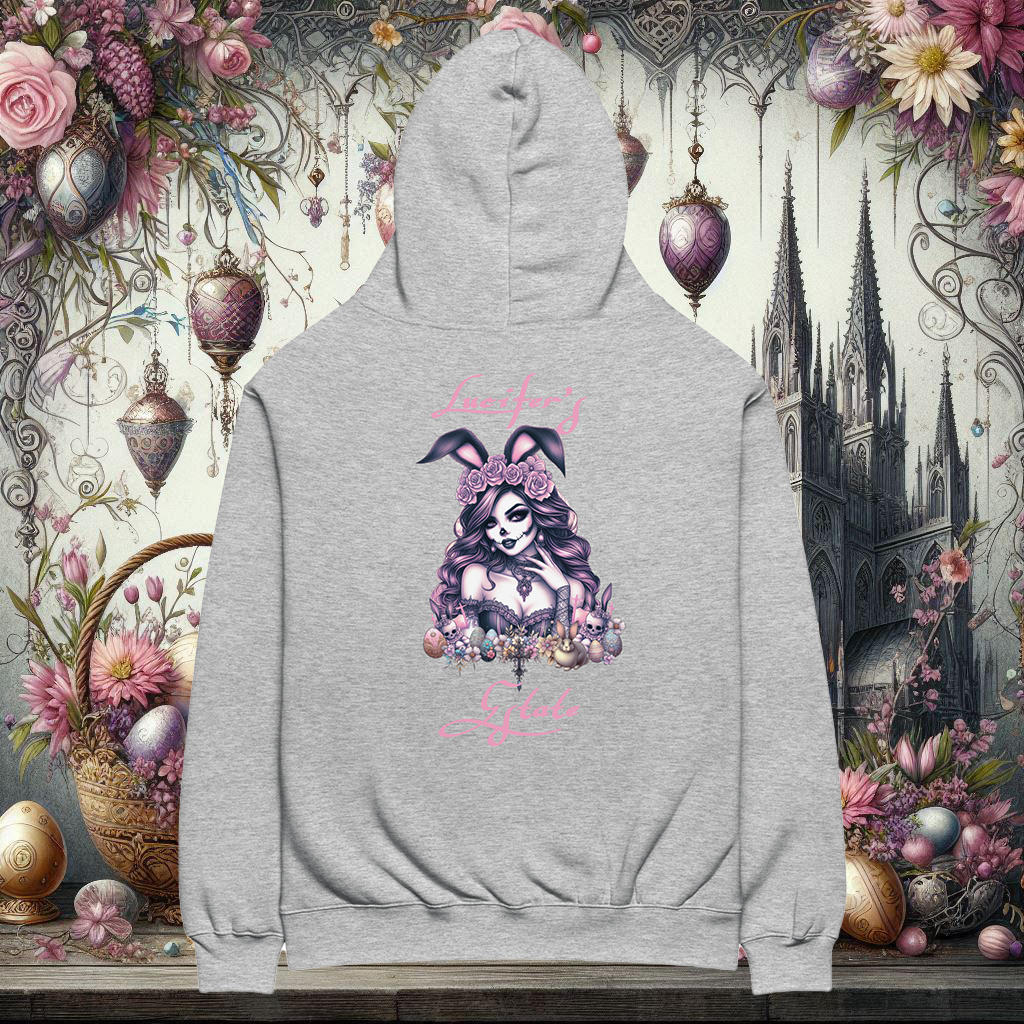 Goth Bunny Babe Oversized Hoodie