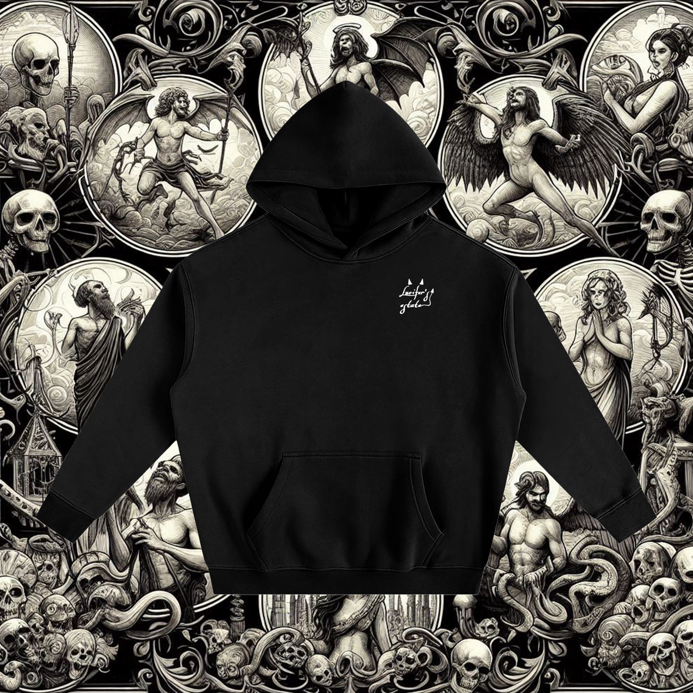 Gluttony Fleeced Hoodie