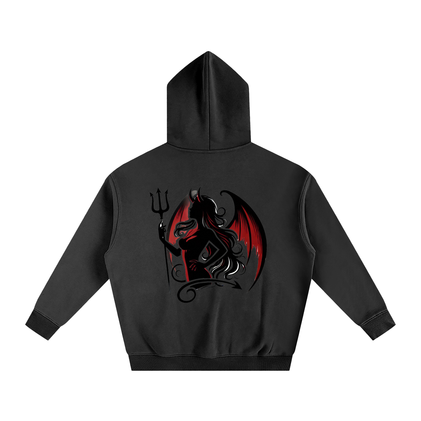 She Devil Oversize Fleeced Hoodie