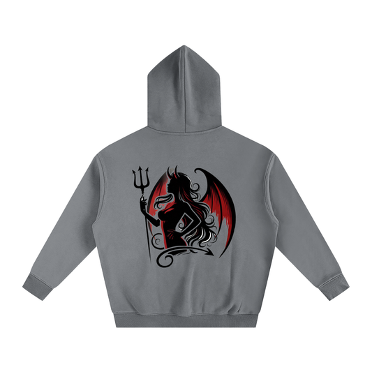 She Devil Oversize Fleeced Hoodie