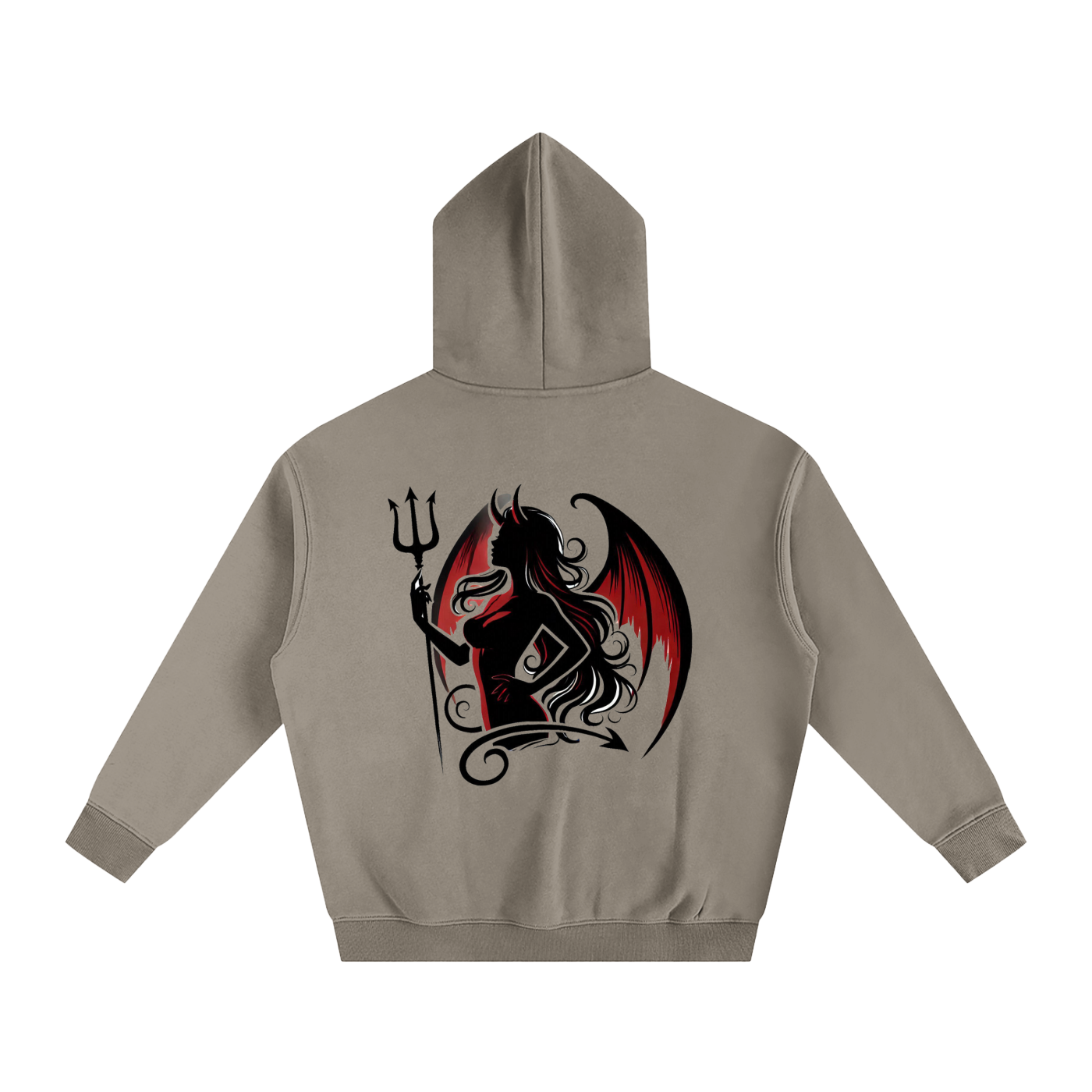 She Devil Oversize Fleeced Hoodie