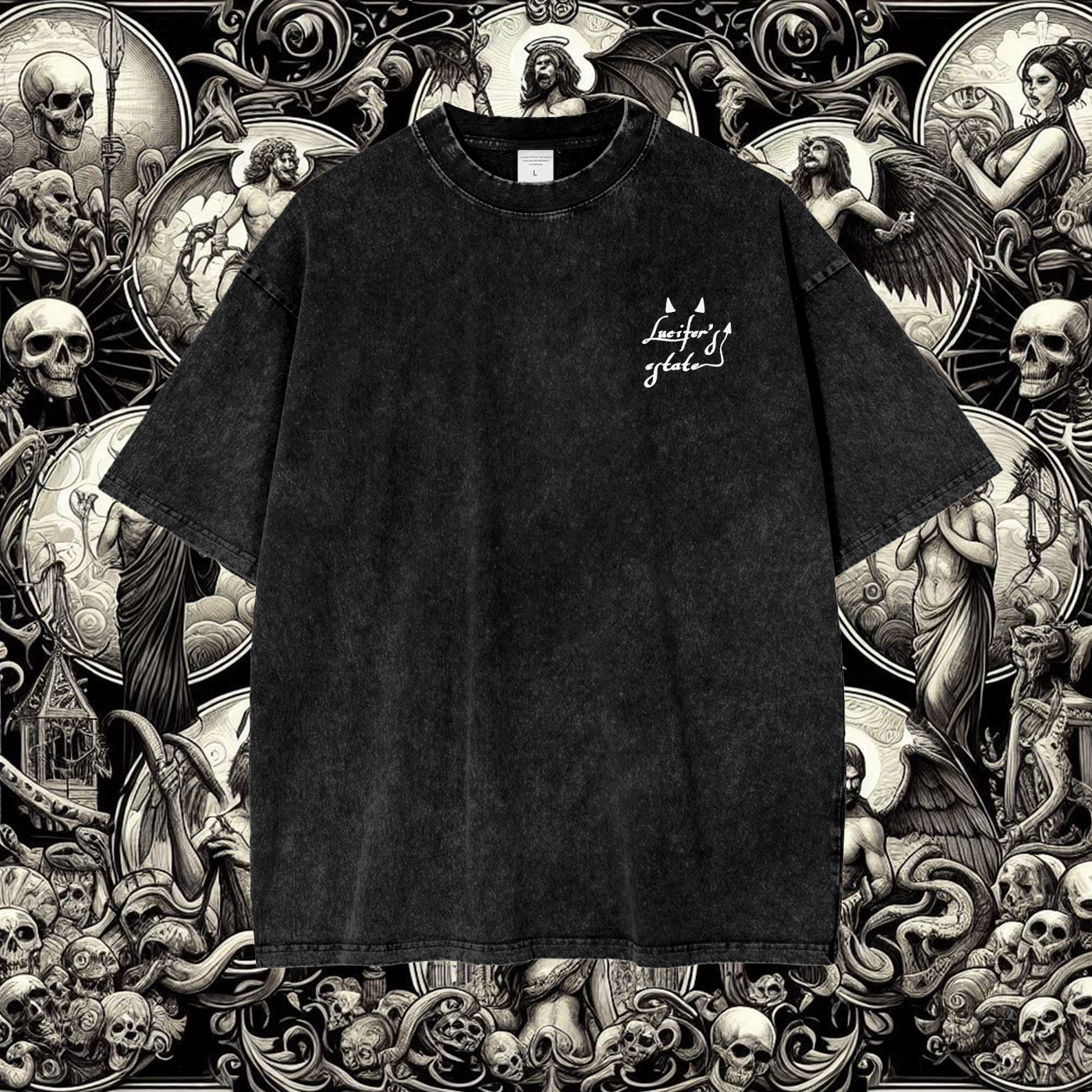 Greed Snow Washed T-Shirt